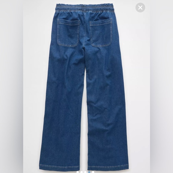 AE Dreamy Drape Linen-Blend Pull-On Pant - Picture 5 of 9